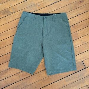 Volcom Men's Olive 4-Way Stretch Board Shorts